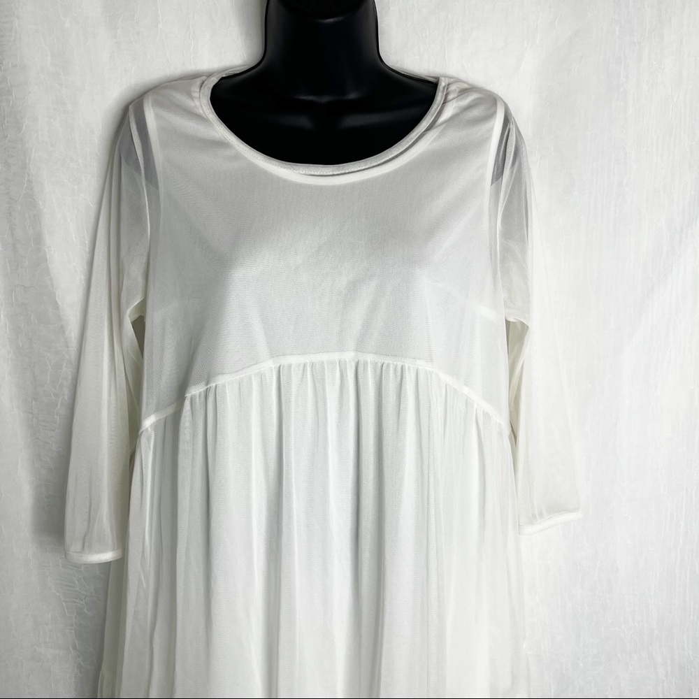 ASOS Bluebelle Maternity Tiered Ruffle Swing Dress - Picture 7 of 13